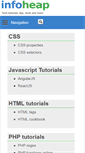 Mobile Screenshot of infoheap.com