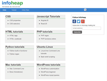 Tablet Screenshot of infoheap.com